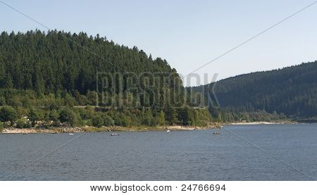 在德国南部的 Schluchsee