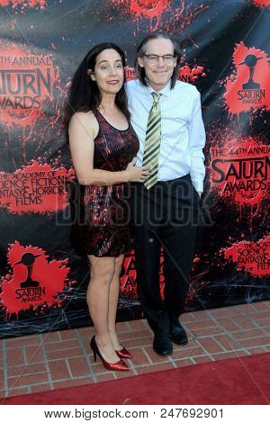 LOS ANGELES - JUN 27:  Julie Fergus, Mark Fergus at the Saturn Awards at the Castaways on June 27, 2018 in Burbank, CA