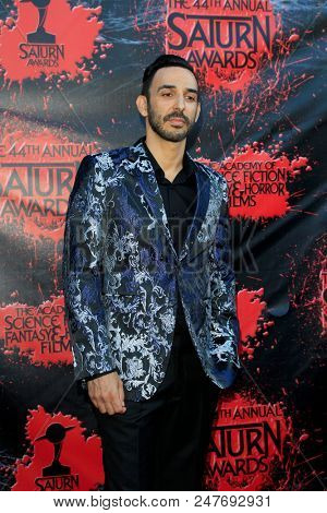 LOS ANGELES - JUN 27:  Amir Arison at the Saturn Awards at the Castaways on June 27, 2018 in Burbank, CA