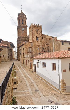 Village Of La Iglesuela Del Cid, Maestrazgo, Argon, Spain