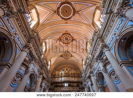 San Placido Church, Catania, Sicily, Italy