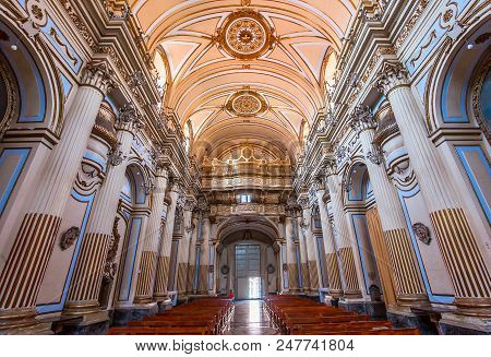 San Placido Church, Catania, Sicily, Italy