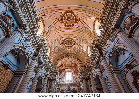 San Placido Church, Catania, Sicily, Italy