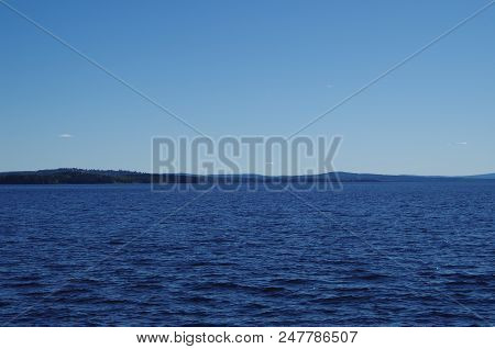 The Beautiful Lake Siljan In The Province Of Dalarna In Sweden