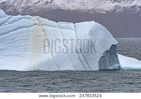 Details Of A Freshwater Iceberg Along A Remote Coast Of Greenland Along The Nugssuaq Peninsula