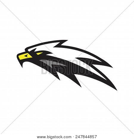 Eagle Head Logo Mascot Vector Icon Illustration
