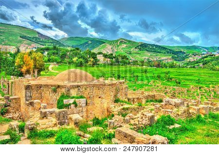 Berbero-roman Ruins At Djemila. Unesco World Heritage In Algeria