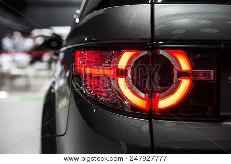 Rear Stop Light Of Car Stock Photography