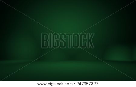 Abstract Blur Empty Green Gradient Studio Well Use As Background, Website Template, Frame, Business 