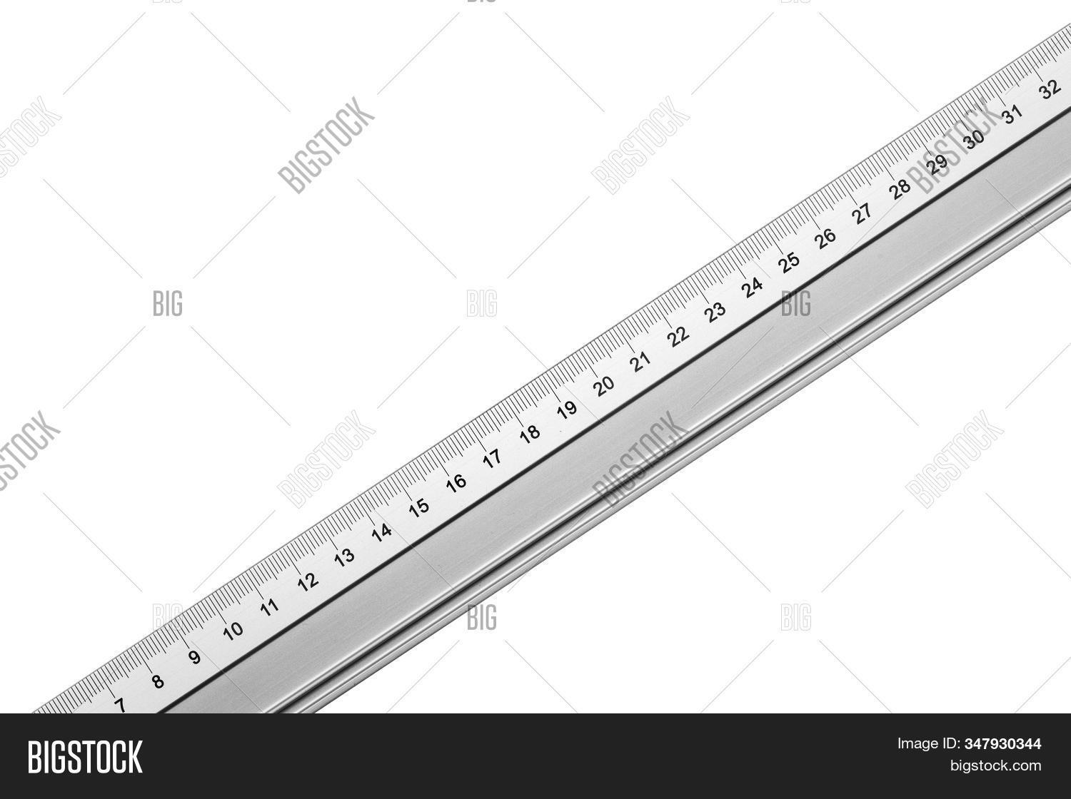 Gray Metal Ruler Image & Photo (Free Trial) | Bigstock