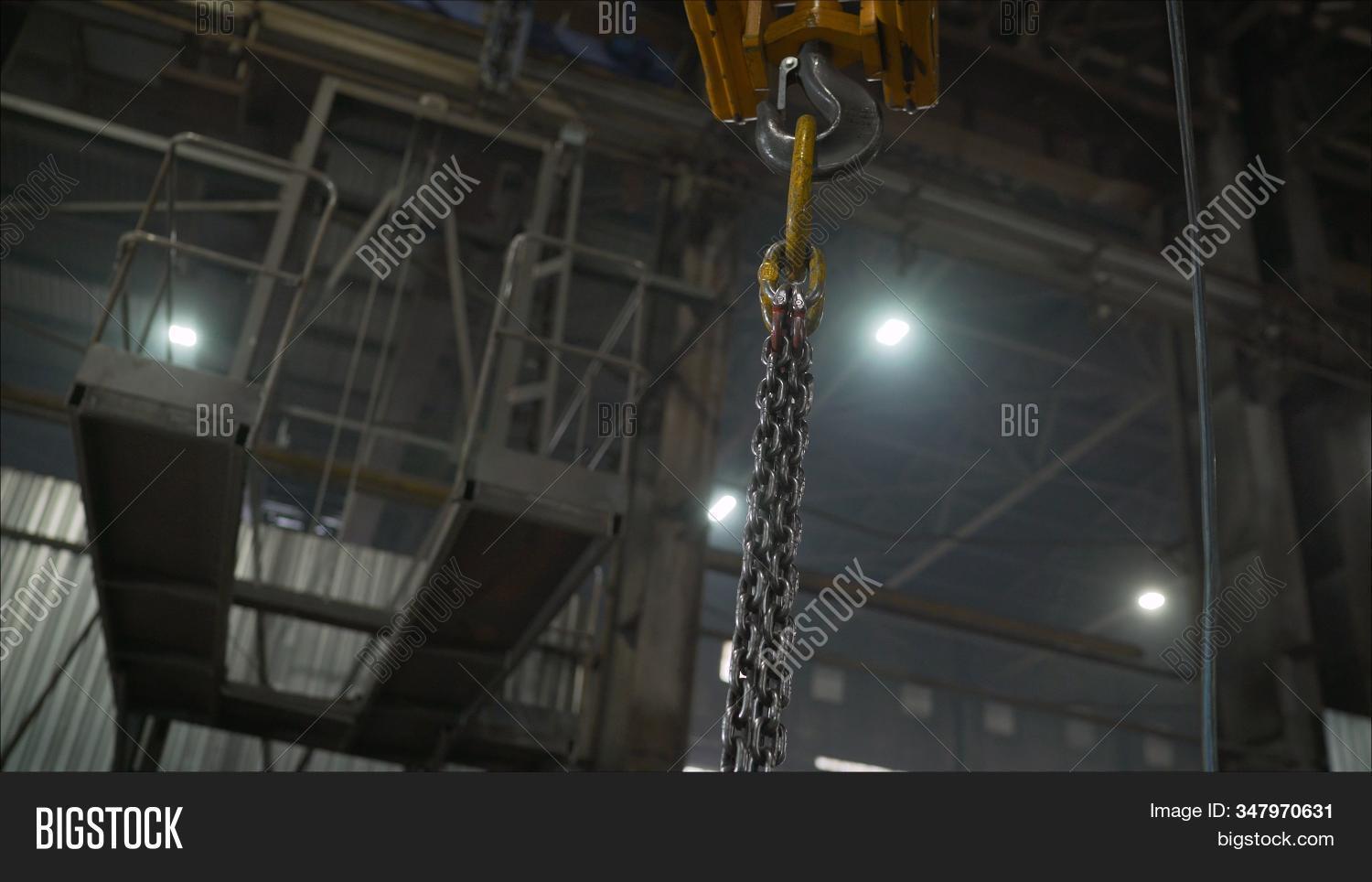 Crane Chain Hook Black Image & Photo (Free Trial) Bigstock