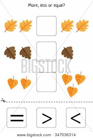 Educational Worksheet For Kids. Games For Kids. Printable Pages For Preschool Children. Math Game. M
