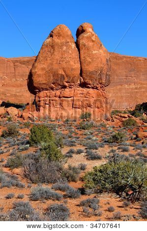 Národním parku Arches Utah