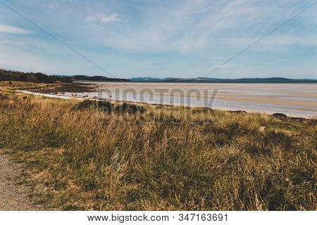Landscape Of Dunalley Beach In The Tasman Peninsula In Tasmania