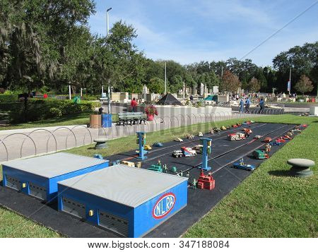Winter Haven, Fl - Nov 26: Miniland Usa At Legoland Theme Park In Winter Haven, Florida, On Nov 26, 