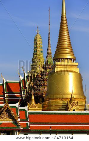 バンコク, タイのプラ Keaw 寺院。