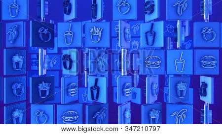 Cheery Fastfood Multiscreen Rotation Icons