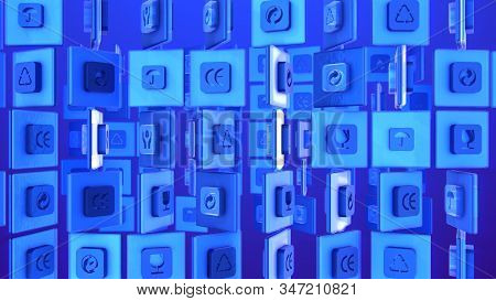 Peaceful Multiscreen Computer Rotation Icons