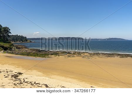 Beautiful And Paradisiacal Beach Perbes, A Coruña. Spain