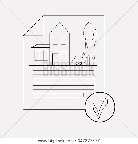 Eia Approved Icon Line Element. Vector Illustration Of Eia Approved Icon Line Isolated On Clean Back