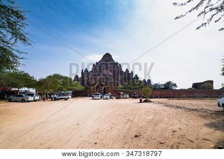 The massive Dhammayangyi Temple in Bagan, Myanmar. Burma