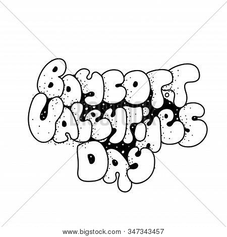 Boycott Valentines Day. Lettering Cartoon Letters Doodles.