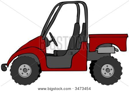 Punainen urheilu auto