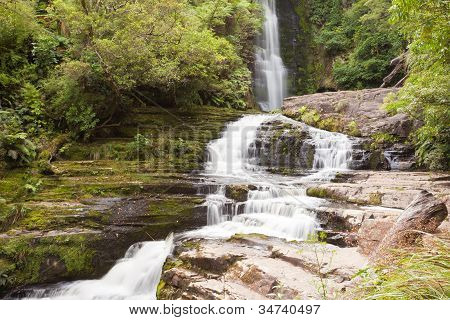 McLean Falls in The Catlins region of New Zealand