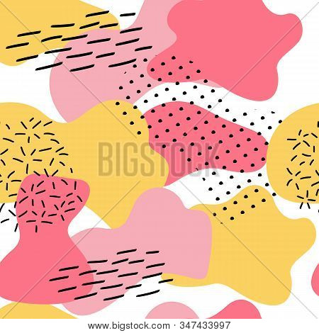 Pink Floral Pattern With Flowers. For Textile, Fabric, Fashion, Wrapper And Surface. Printing With P