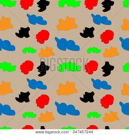 Pattern Design With Simple Shapes Can Use For Any Design Project