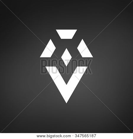 Rystal Or Shiny Diamond Logo, Vip Luxury Concept. Brilliant Jewellery Corporate Identity. Stock Vect