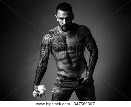Handsome Brutal Man On Image & Photo (Free Trial) | Bigstock