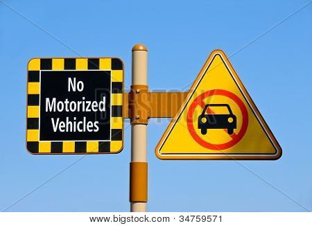 keine motorisierten Fahrzeuge