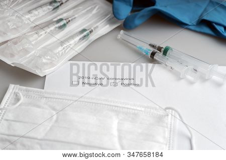 Positive Test For New Rapidly Spreading Coronavirus 2019-ncov