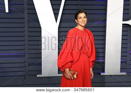 BEVERLY HILLS - FEB 24: Radhika Jones at the 2019 Vanity Fair Oscar Party at The Wallis Annenberg Center for the Performing Arts on February 24, 2019 in Beverly Hills, CA