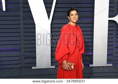 BEVERLY HILLS - FEB 24: Radhika Jones at the 2019 Vanity Fair Oscar Party at The Wallis Annenberg Center for the Performing Arts on February 24, 2019 in Beverly Hills, CA