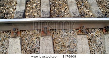 鉄道、レールと枕木