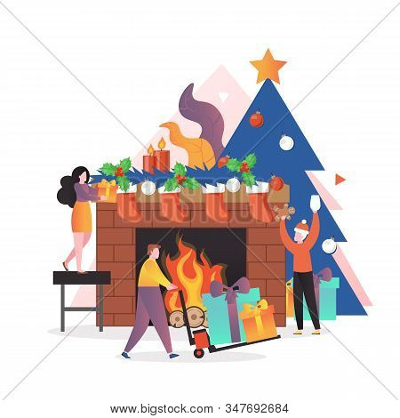 New Year Party Celebration Vector Concept For Web Banner, Website Page