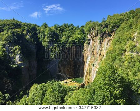 Big Waterfall (veliki Slap Or Slap Plitvica), Plitvice Lakes National Park Or Nacionalni Park Plitvi