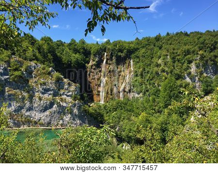 Big Waterfall (veliki Slap Or Slap Plitvica), Plitvice Lakes National Park Or Nacionalni Park Plitvi