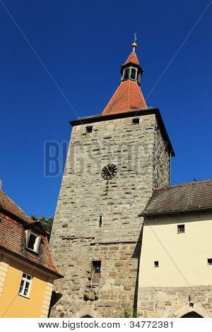 Celem Nuremberg w Neustadt Aisch w okresie letnim.