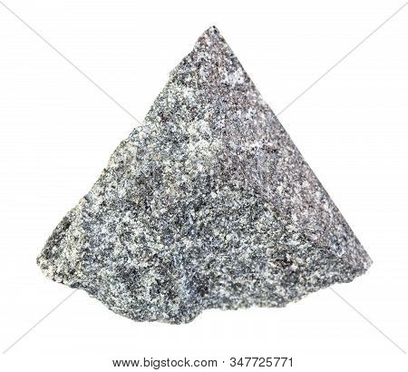 Closeup Of Sample Of Natural Mineral From Geological Collection - Unpolished Olivinite Rock Isolated