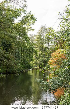 Walking In The Palace Garden Of Charlottenburg On An Autumn Day, Reservoirs In The Park , A District