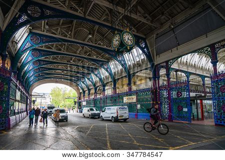 London, Uk - 2019: Smithfield Market - The Largest Wholesale Meat Market