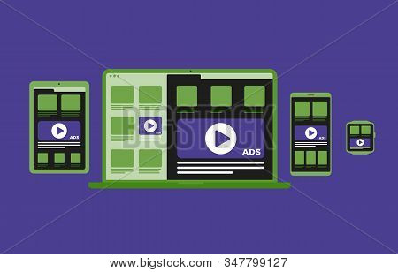 Digital Marketing Content In Multiple Device And Platform - Native Programmatic Advertising Cross Ta