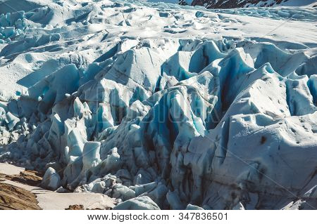 Beautiful Scenery On The Mountains And The Glacier Svartisen Landscape In Norway Scandinavian Nature