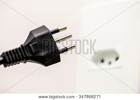 Brazilian Plug, New Standard Of Brazilian Plug, Nbr 14136 Is The Official Plug Standard In Brazil. T