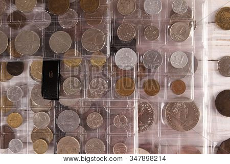 Many Coins Of Different Countries And The Times Of Their Use. Numismatics. Hobby