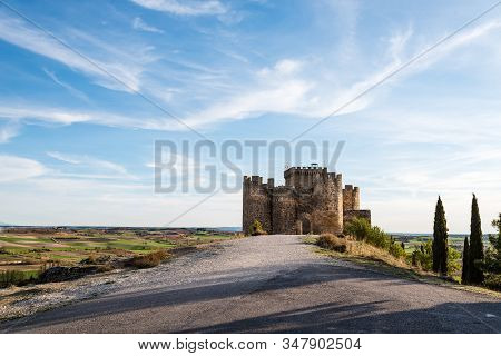 The Ruins Of The Medieval Castle Of Penaranda De Duero, Burgos, Castile Leon, Spain