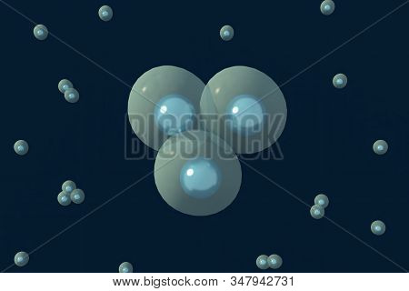 3D Rendering Of Cell Biology Deals With The Smallest Unit Of Life.